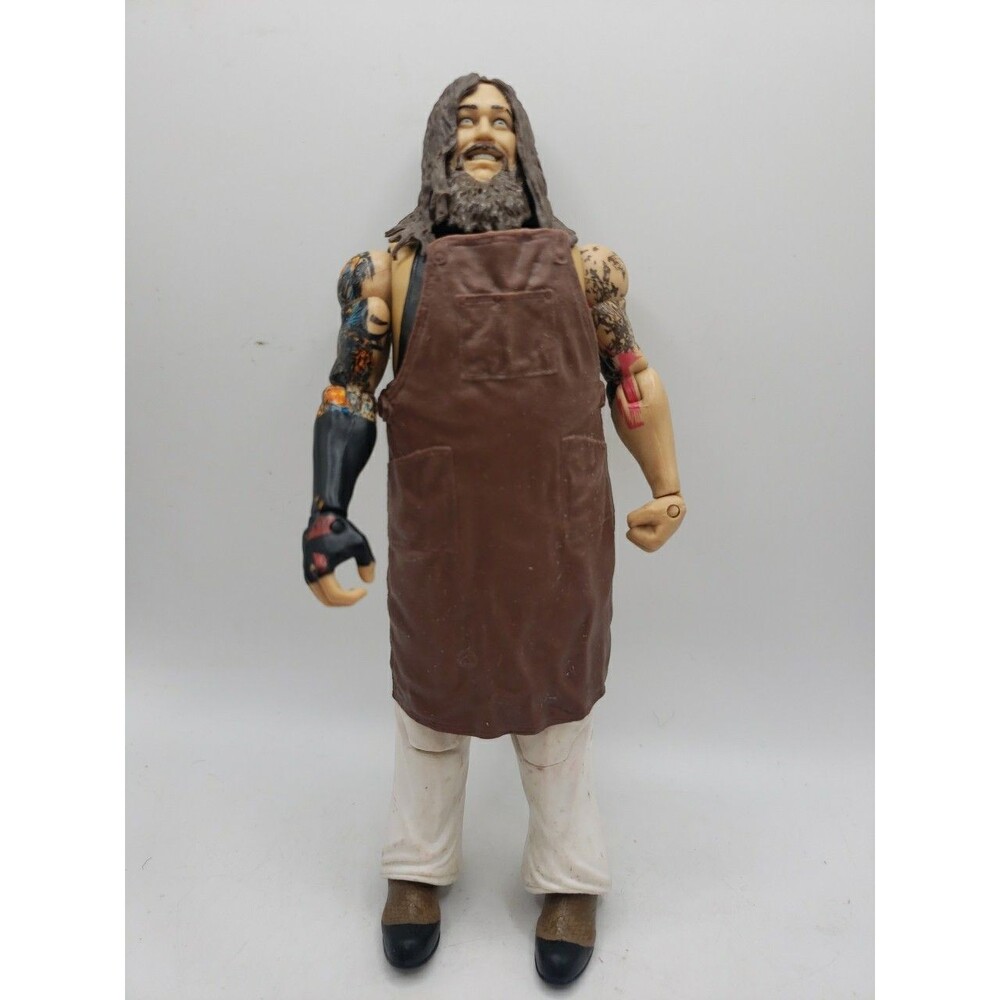 2013 WWE Bray Wyatt Wrestling Action Figure With 2015 Figure butcher Apron On